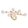 1 Piece Retro Geometric Alloy Plating Artificial Pearls Women's Open Ring