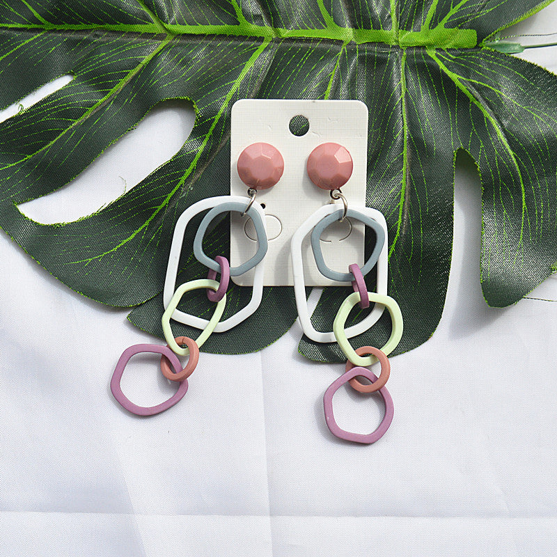 1 Pair Fashion Fruit Arylic Acetic Acid Sheets Women's Drop Earrings