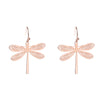 Fashion Dragonfly Copper Earrings 1 Pair