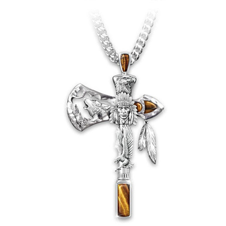 1 Piece Fashion Cross Alloy Plating Unisex Pendant Necklace