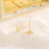 Fashion Butterfly Copper Plating Ear Studs 1 Pair