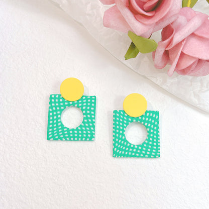 1 Pair Fashion Geometric Soft Clay Women's Earrings