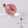 1 Piece Simple Style Moon Bow Knot 304 Stainless Steel Resin Copper Ear Studs