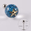 1 Piece Simple Style Moon Bow Knot 304 Stainless Steel Resin Copper Ear Studs