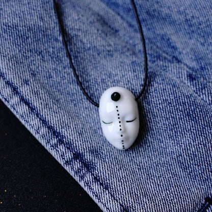 1 Piece Simple Style Doll Ceramics Unisex Necklace