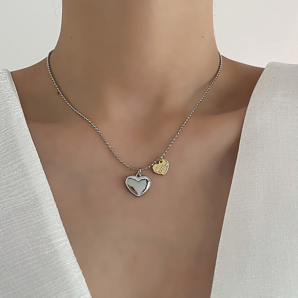 Casual Modern Style Heart Shape Alloy Women's Pendant Necklace