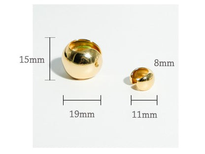 1 Piece Streetwear C Shape Copper Ear Clips