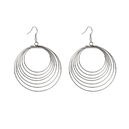 1 Pair Fashion Geometric Metal Women's Earrings