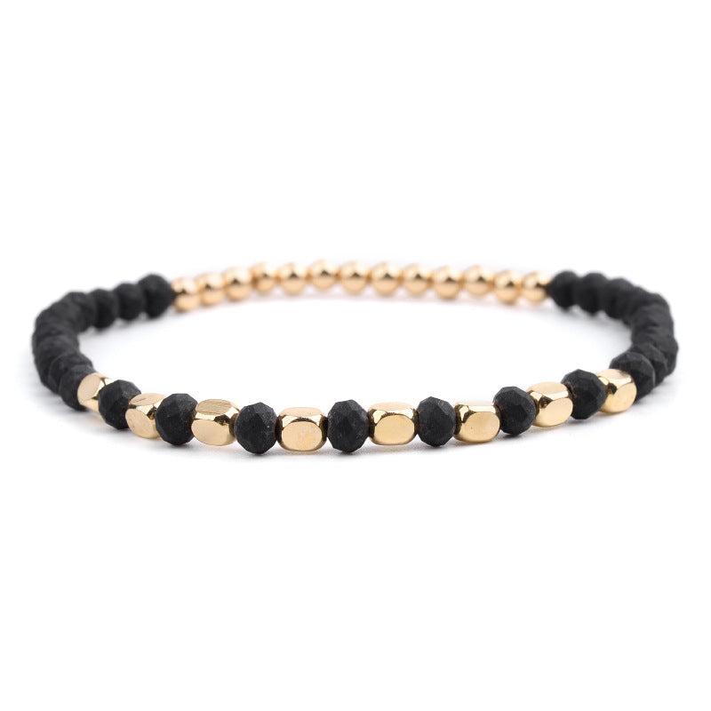 Fashion Color Block Arylic Artificial Crystal Wholesale Bracelets