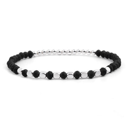 Fashion Color Block Arylic Artificial Crystal Wholesale Bracelets