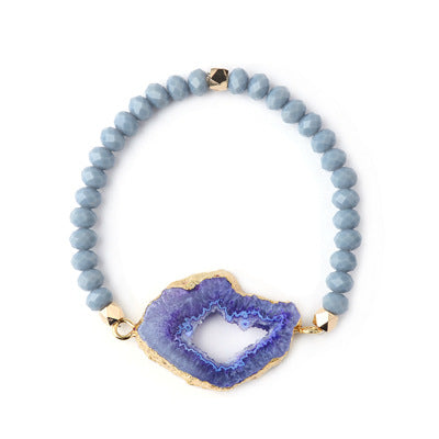 Fashion Geometric Agate Bracelets