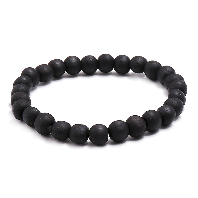 Simple Style Geometric Wooden Beads Wholesale Bracelets