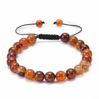 Simple Style Multicolor Agate Tiger Eye Lapis Lazuli Bracelets