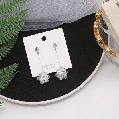 1 Pair Fashion Geometric Flower Alloy Plating Women'S Earrings