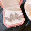 Fashion Butterfly Copper Plating Ear Studs 1 Pair