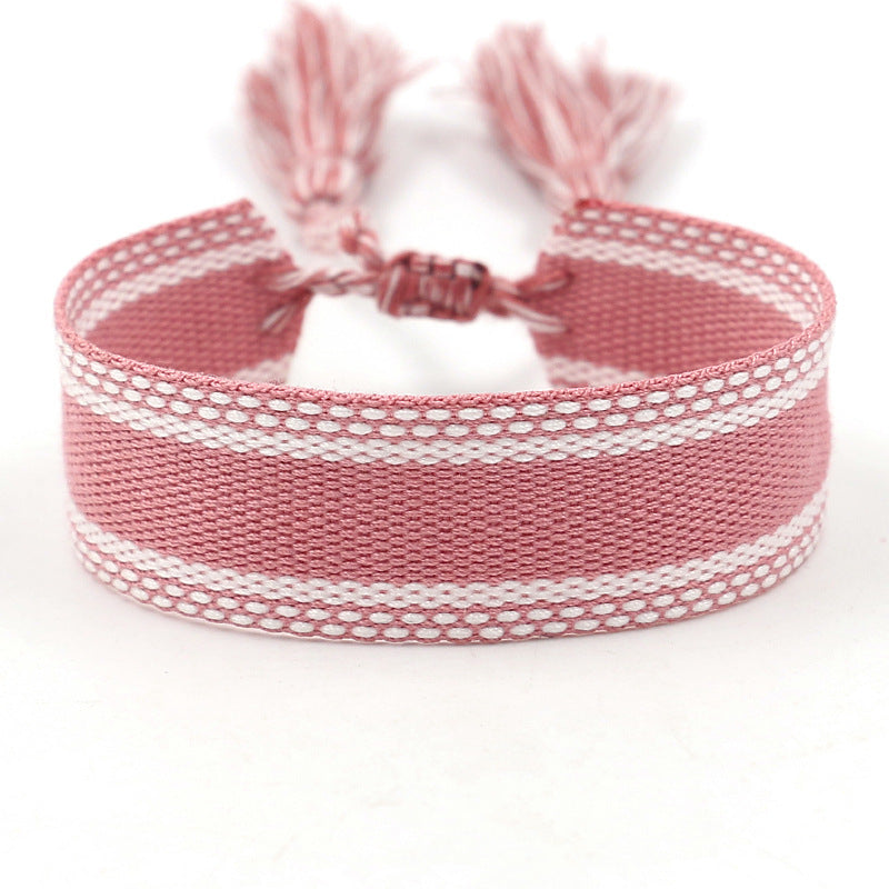 1 Piece Ethnic Style Polyester Handmade Unisex Bracelets