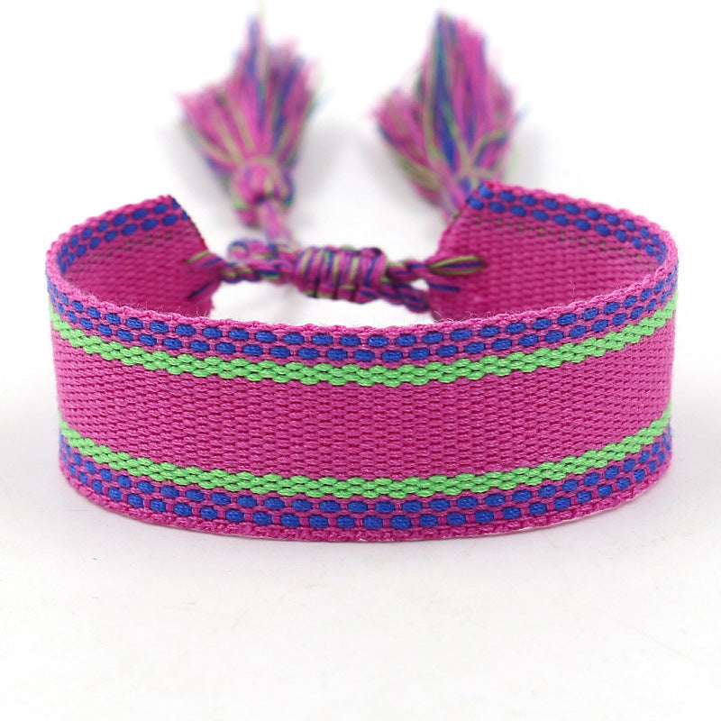 1 Piece Ethnic Style Polyester Handmade Unisex Bracelets