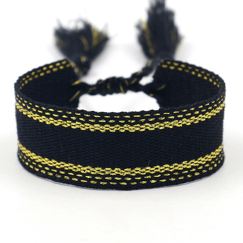 1 Piece Ethnic Style Polyester Handmade Unisex Bracelets