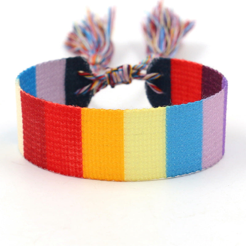 1 Piece Ethnic Style Polyester Handmade Unisex Bracelets