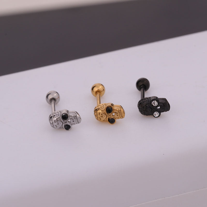 Ear Cartilage Rings & Studs Lady Moon 316 Stainless Steel  Plating