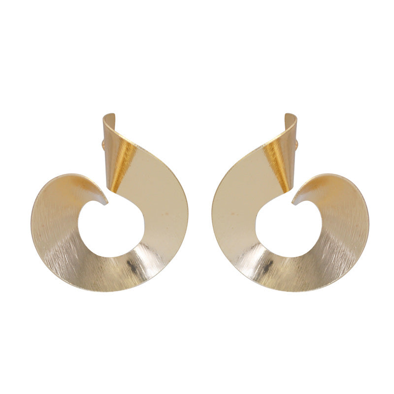 1 Pair Elegant Modern Style Irregular Irregular Plating Alloy Gold Plated Drop Earrings