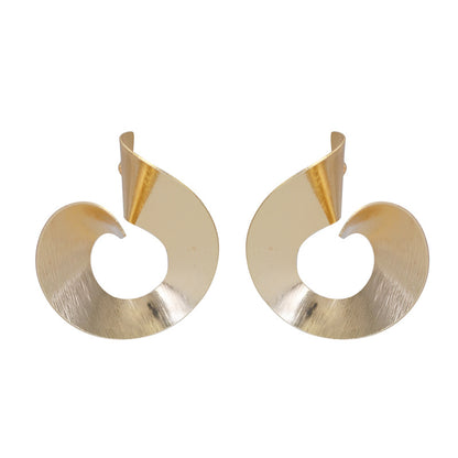 1 Pair Elegant Modern Style Irregular Irregular Plating Alloy Gold Plated Drop Earrings