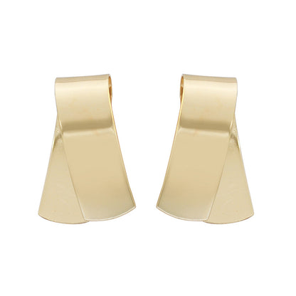 1 Pair Elegant Modern Style Irregular Irregular Plating Alloy Gold Plated Drop Earrings