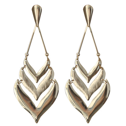 1 Pair Fashion Geometric Alloy Plating Women's Drop Earrings