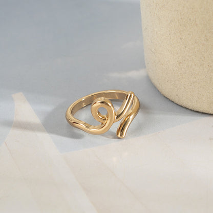 1 Piece Simple Style Geometric Metal Women's Rings