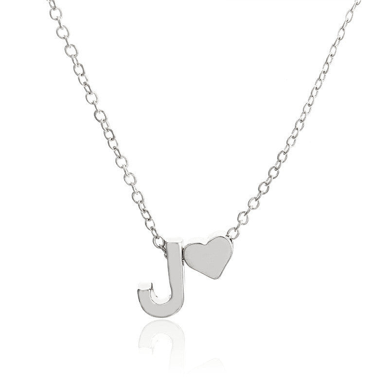 1 Piece Fashion Letter Alloy Chain Women's Pendant Necklace