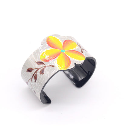 1 Piece Bohemian Flower Arylic Women's Bangle