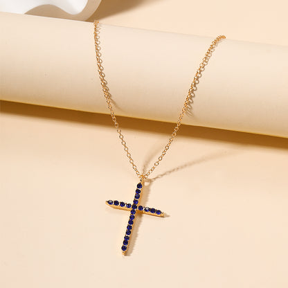 Fashion Cross Eye Butterfly Alloy Plating Women's Necklace