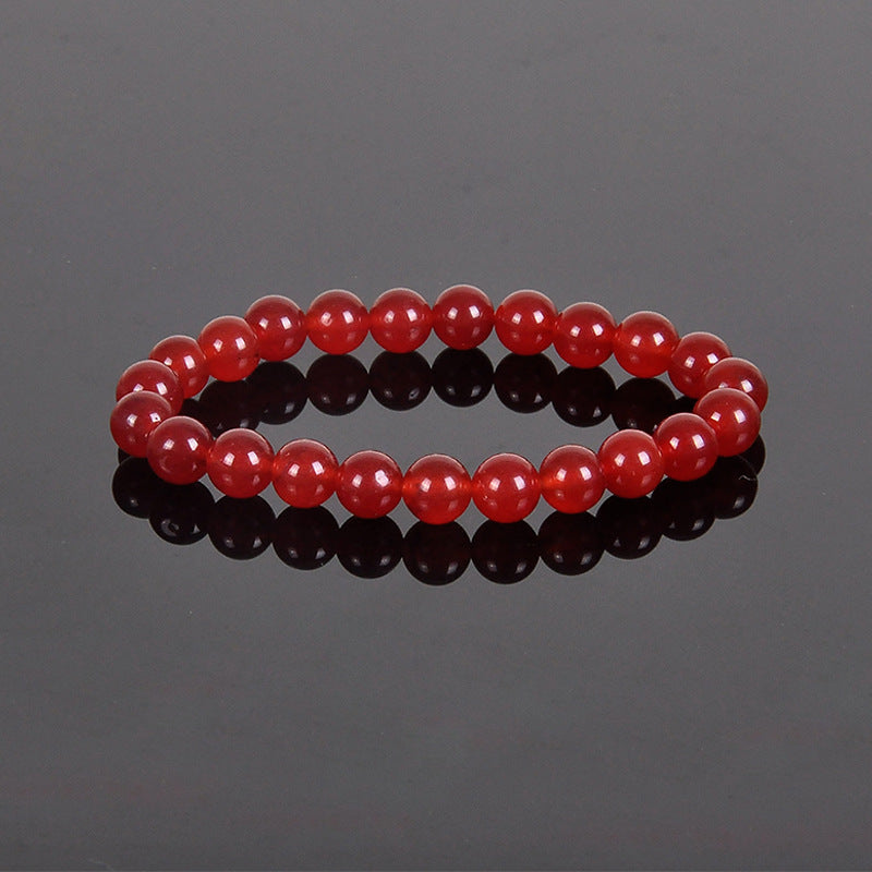 Simple Style Round Stone Beaded Bracelets