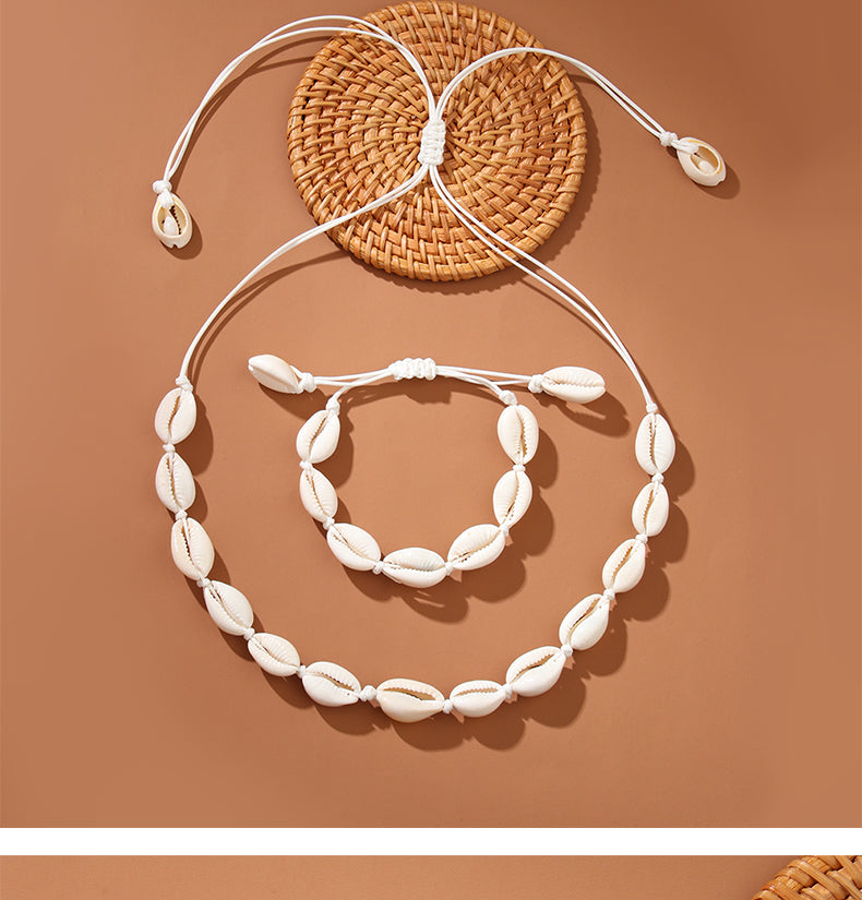 Wholesale Hawaiian Shell Polyester Shell Bracelets Necklace