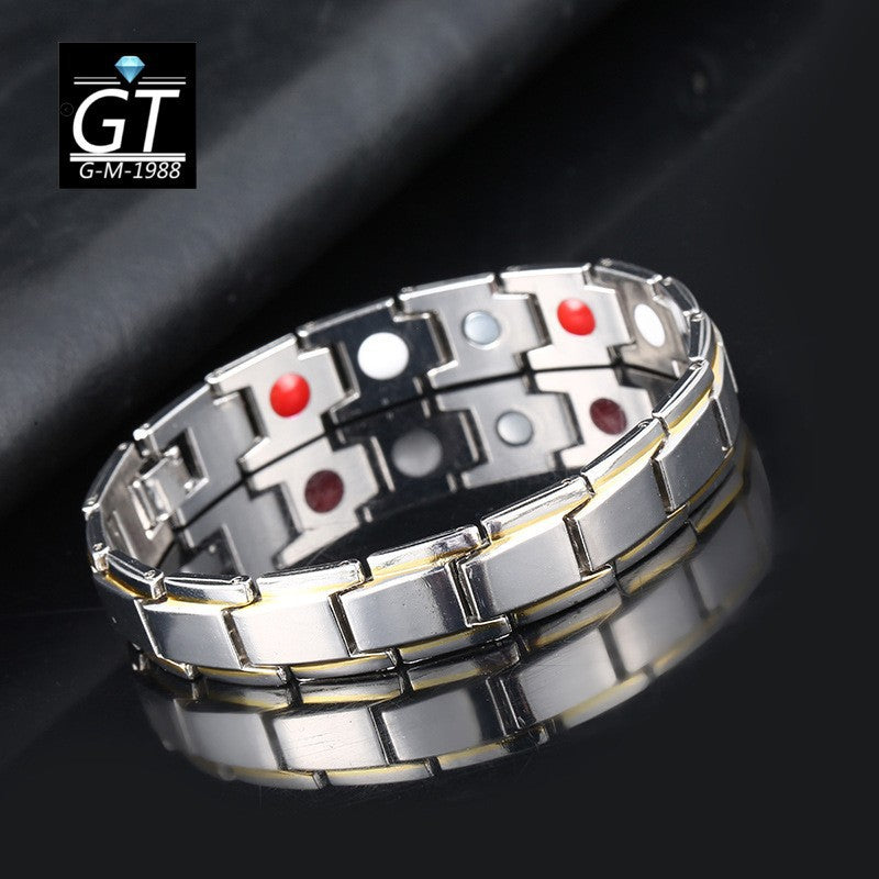 1 Piece Fashion Geometric Metal Plating Men's Bracelets