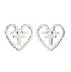 Simple Style Plant Stainless Steel Plating Ear Studs 1 Pair