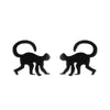 Simple Style Animal Stainless Steel Hollow Out Ear Studs 1 Pair