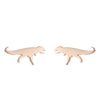 Simple Style Animal Stainless Steel Hollow Out Ear Studs 1 Pair