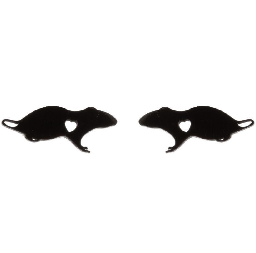 Simple Style Animal Stainless Steel Ear Studs 1 Pair