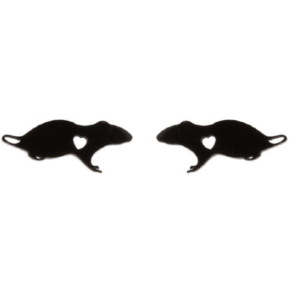 Simple Style Animal Stainless Steel Ear Studs 1 Pair