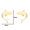 Simple Style Animal Stainless Steel Ear Studs 1 Pair