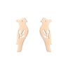 Simple Style Animal Stainless Steel Ear Studs 1 Pair