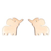 Simple Style Animal Stainless Steel Ear Studs 1 Pair