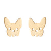 Simple Style Animal Stainless Steel Ear Studs 1 Pair