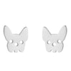 Simple Style Animal Stainless Steel Ear Studs 1 Pair