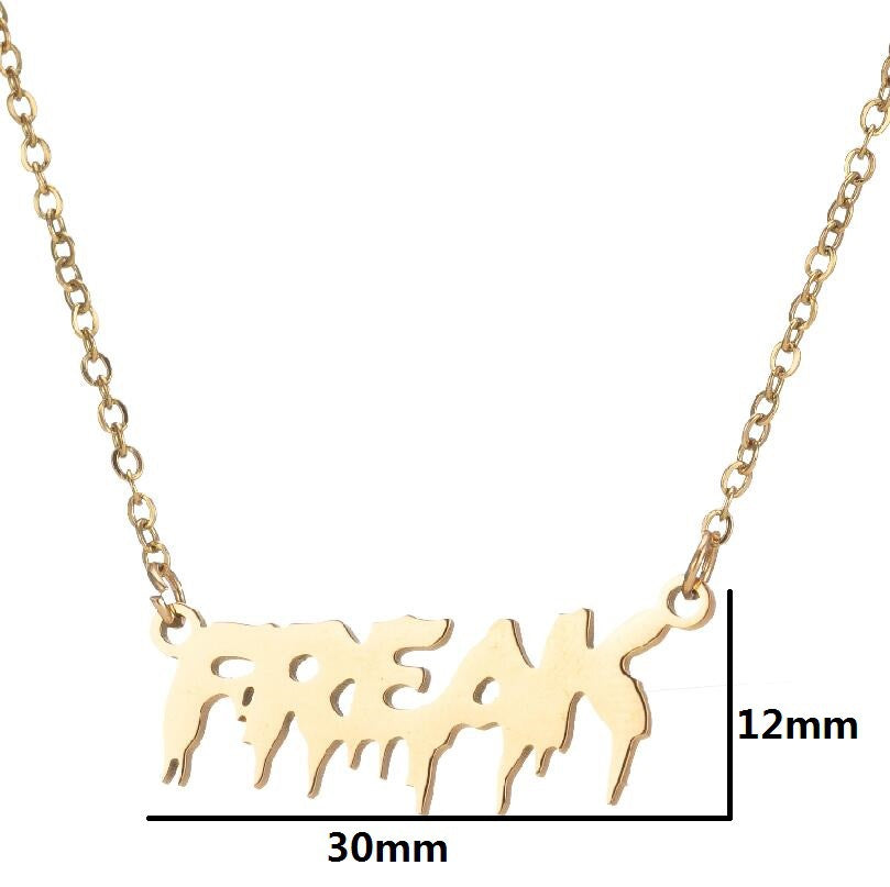 Ins Style Geometric Stainless Steel Plating Necklace 1 Piece