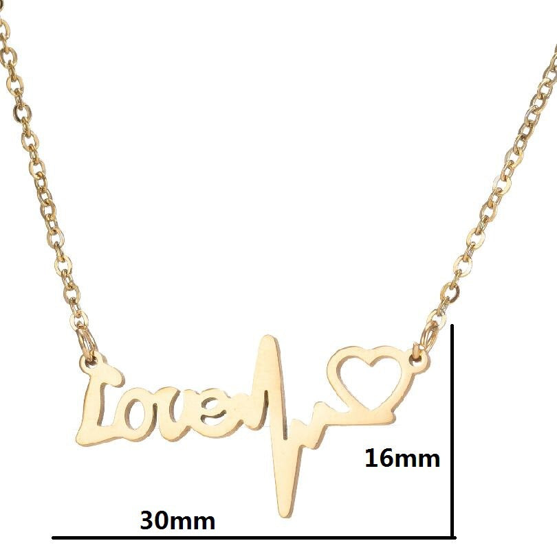 Ins Style Geometric Stainless Steel Plating Necklace 1 Piece