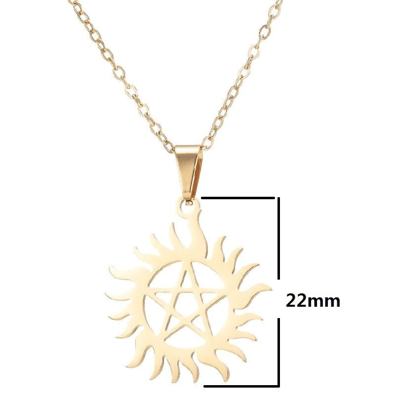 Ins Style Geometric Stainless Steel Plating Necklace 1 Piece