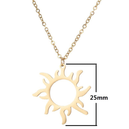 Ins Style Geometric Stainless Steel Plating Necklace 1 Piece