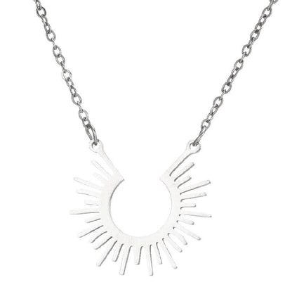 Ins Style Geometric Stainless Steel Plating Necklace 1 Piece